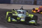 NTT IndyCar Series driver Christian Rasmussen races to his first win at the Milwaukee Mile in 2025.