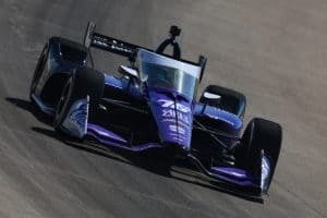 Conor Daly at the 2025 Music City Grand Prix at Nashville Superspeedway.