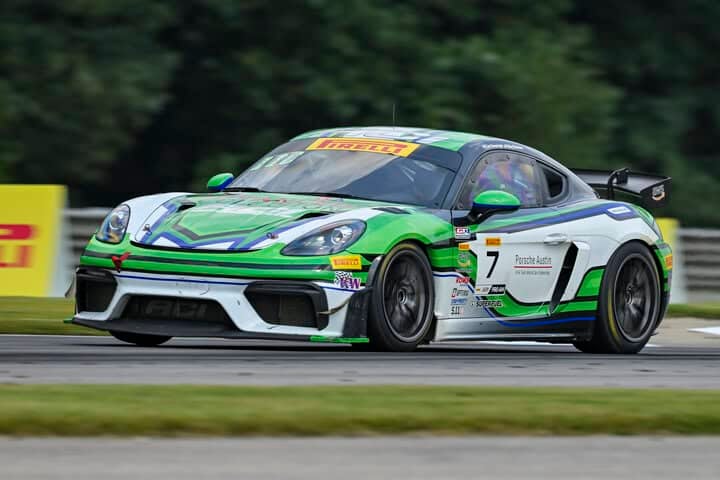 Riley Dickinson during Pirelli GT4 America SprintX qualifying at Barber Motorsports Park, 9/5/2025 (Photo: Fred Hardy/SRO Motorsports Group)