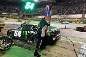 #54: Ty Gibbs, Joe Gibbs Racing, Monster Energy Toyota Camry