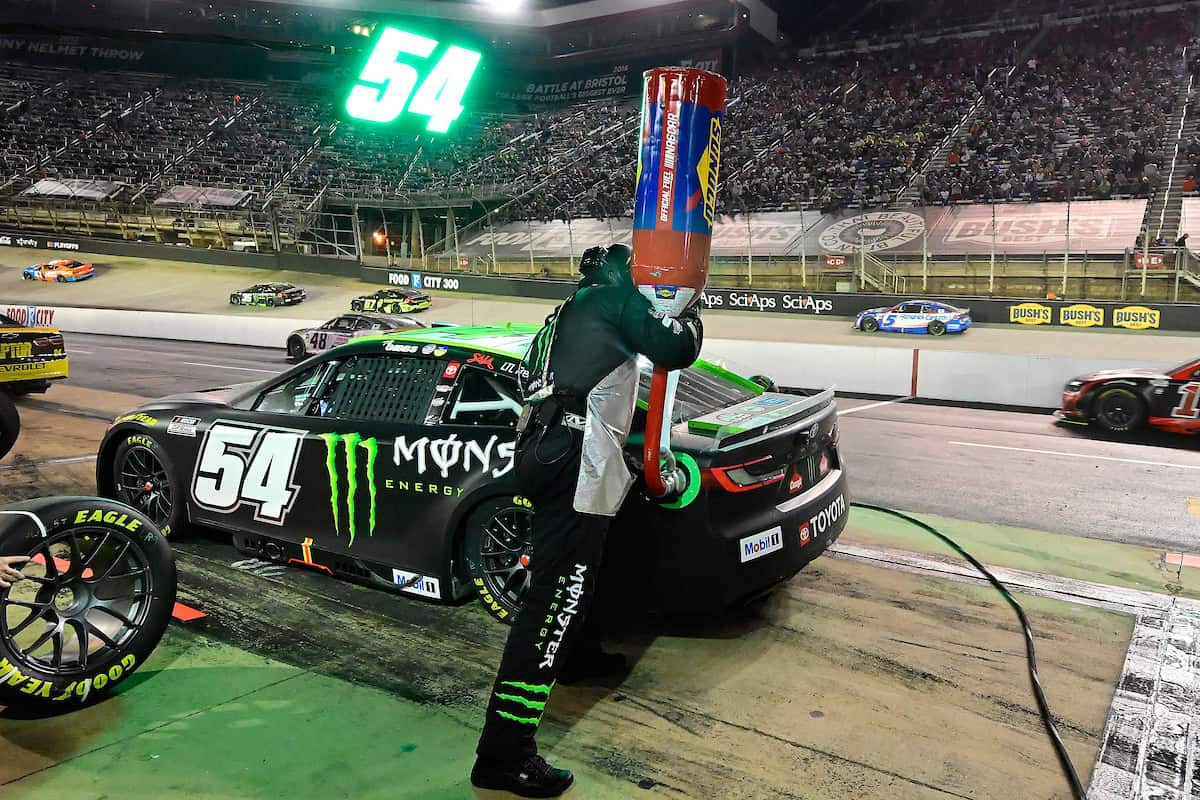 #54: Ty Gibbs, Joe Gibbs Racing, Monster Energy Toyota Camry
