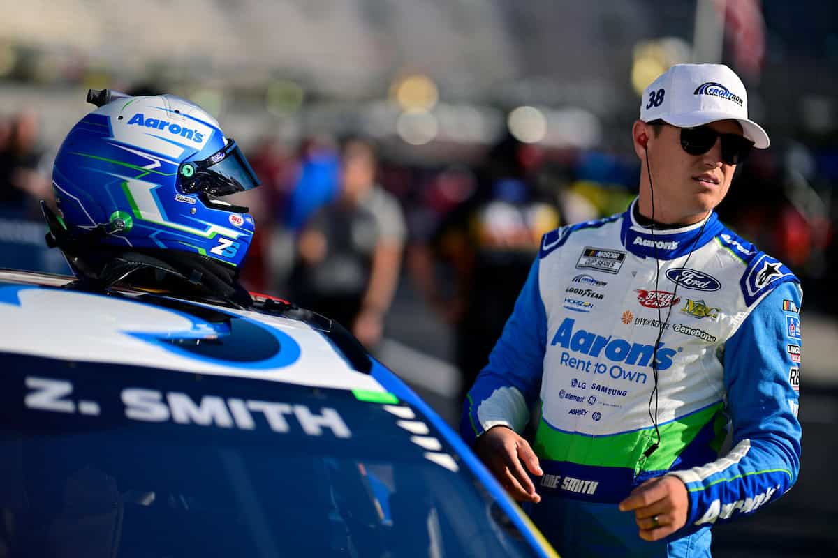 #38: Zane Smith, Front Row Motorsports, Long John Silver's Ford Mustang