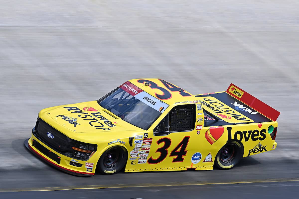 #34: Layne Riggs, Front Row Motorsports, Love's RV STOP Ford F-150