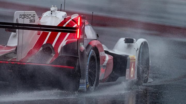 Kevin Estre traverses Circuit of the Americas during the Lone Star Le Mans, 9/7/2025 (Photo: DPPI)
