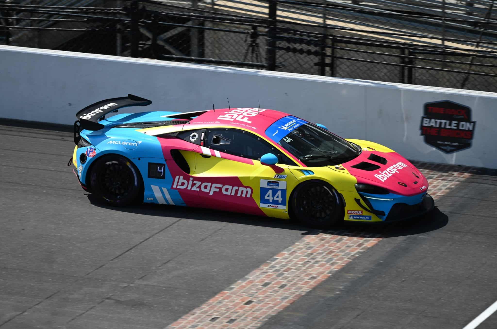 Ibiza Farm Motorsports Leads McLaren 1-2 at IMS