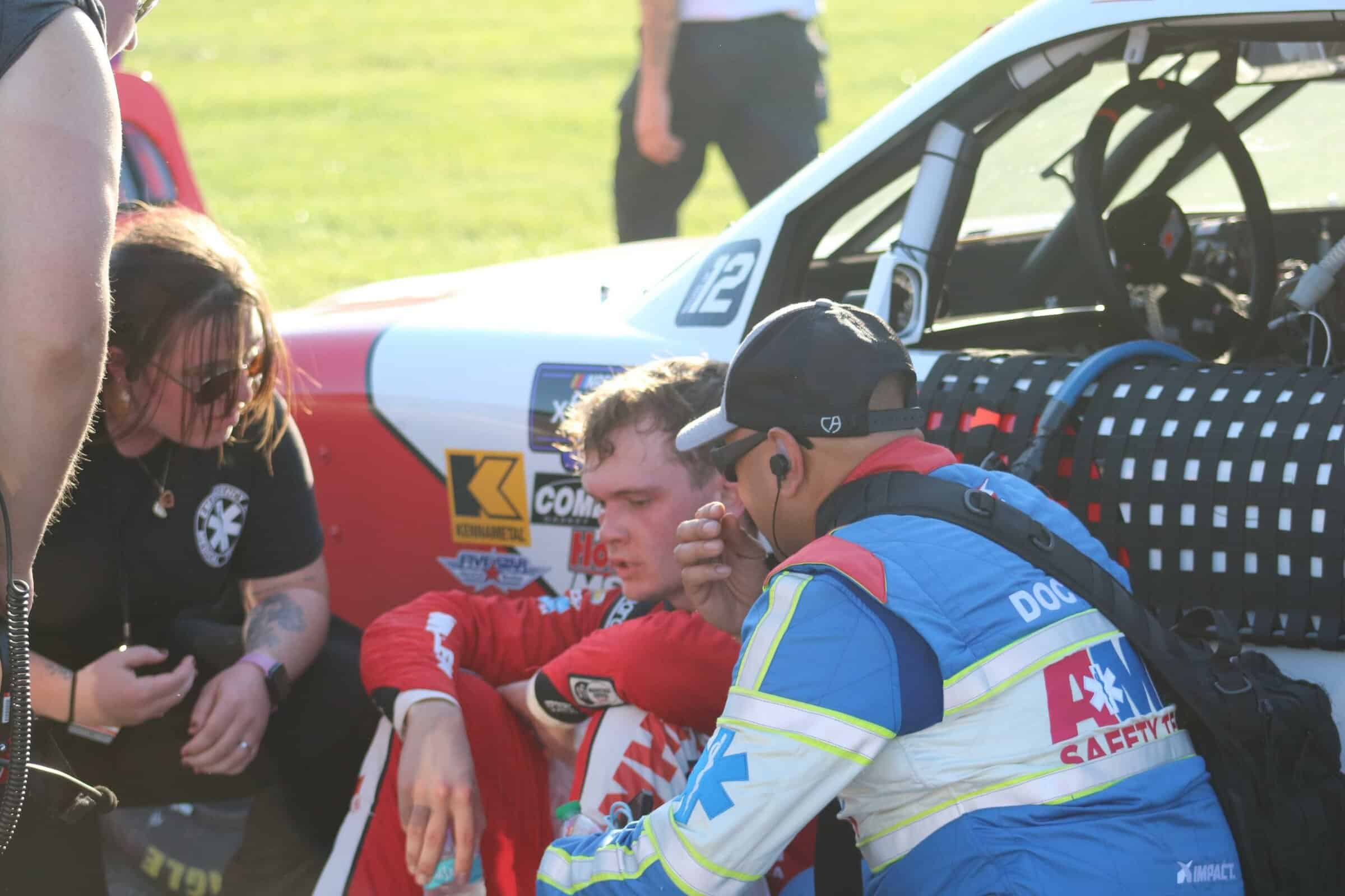 2025 Xfinity Kansas II Jesse Love post-race (Credit: Danny Peters)