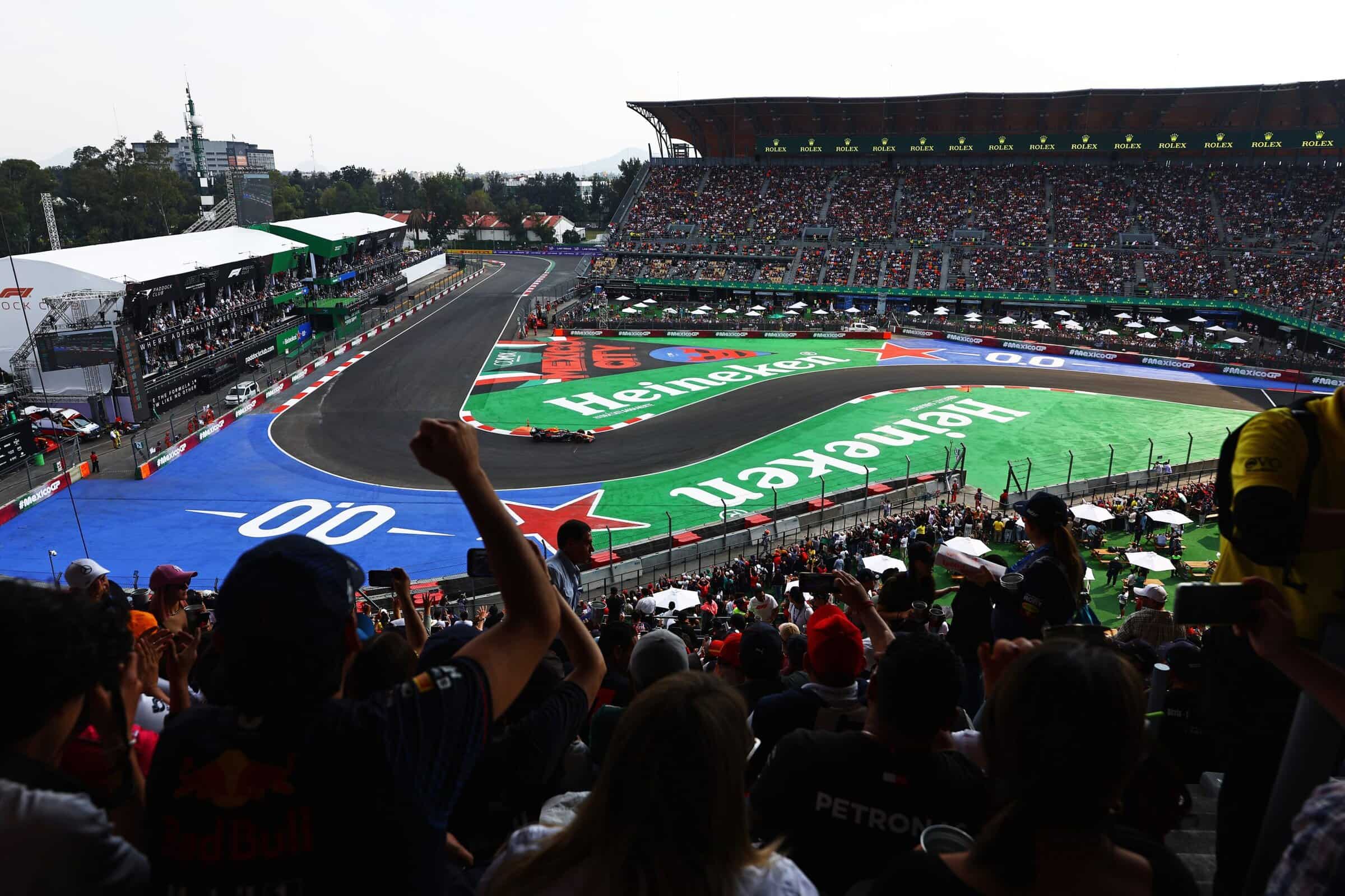 The Autodromo Hermanos Rodriguez in Mexico City, Mexico. 2024.