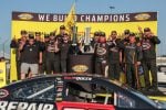2025 ARCA Toledo Brenden Queen celebration (Credit: Zack Silver/ARCA Racing used with permission)