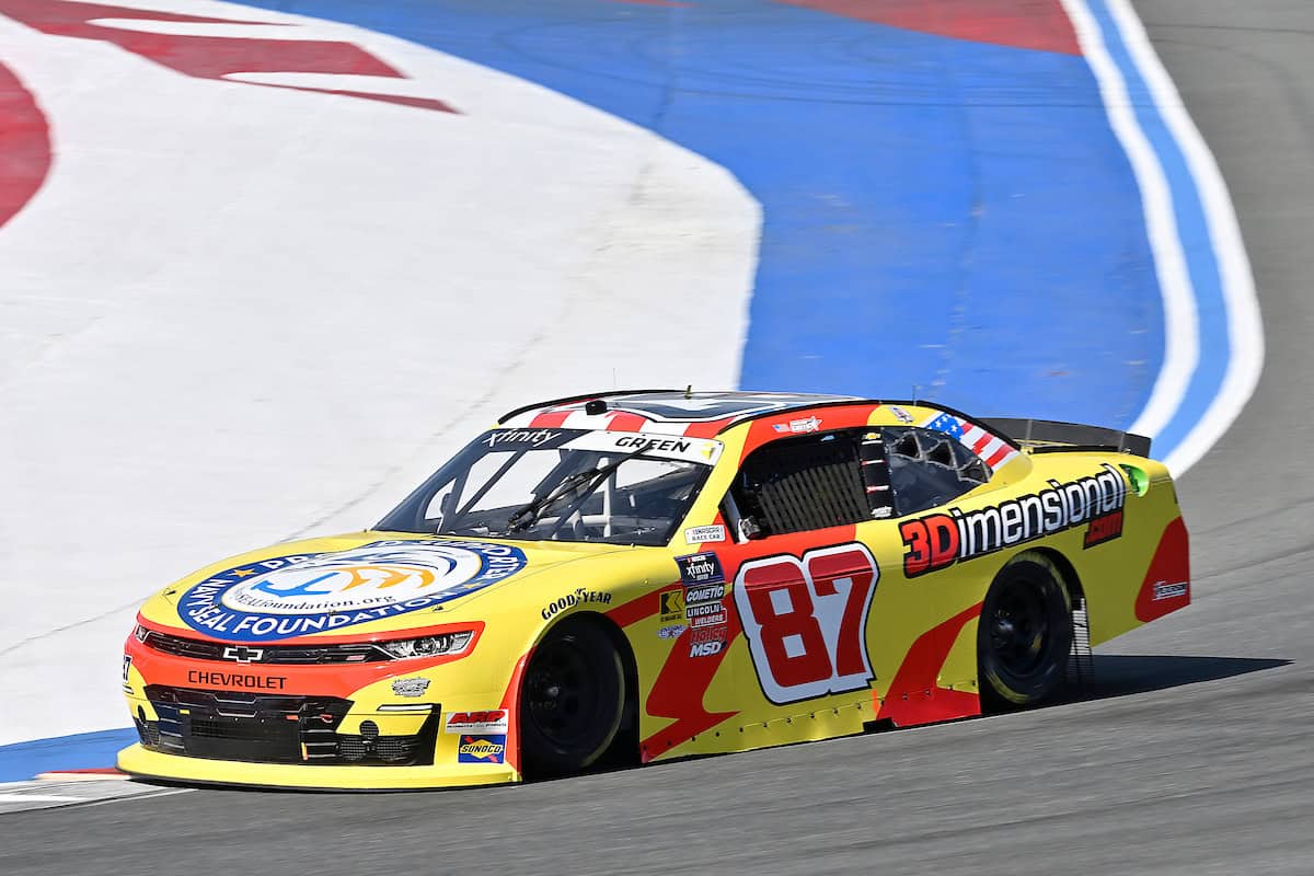 #87: Austin Green, Jordan Anderson Racing, 3Dimensional Services Chevrolet