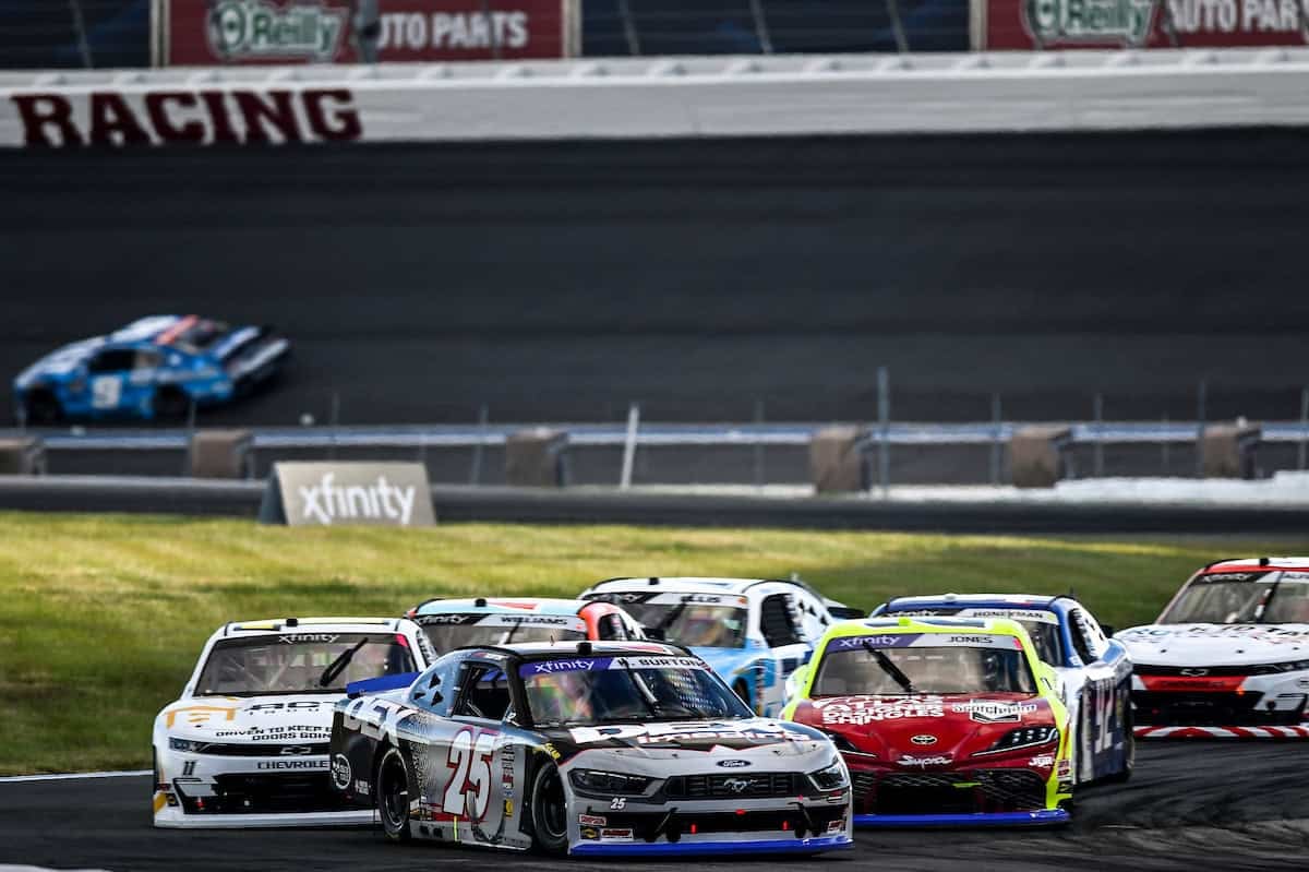 #25: Harrison Burton, AM Racing, DEX Imaging Ford Mustang