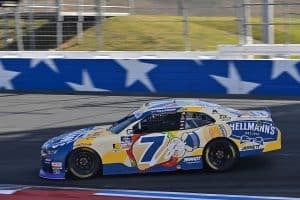 #7: Justin Allgaier, JR Motorsports, Hellmann's Squeeze Bottle Chevrolet at Charlotte ROVAL