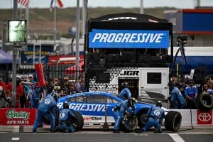 NASCAR Cup Series Charlotte ROVAL- Denny Hamlin pit stop