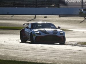 Mike David Ortmann during Pirelli GT4 America SprintX practice at the Indianapolis Motor Speedway, 10/16/2025 (Photo: Fred Hardy/SRO Motorsports Group)