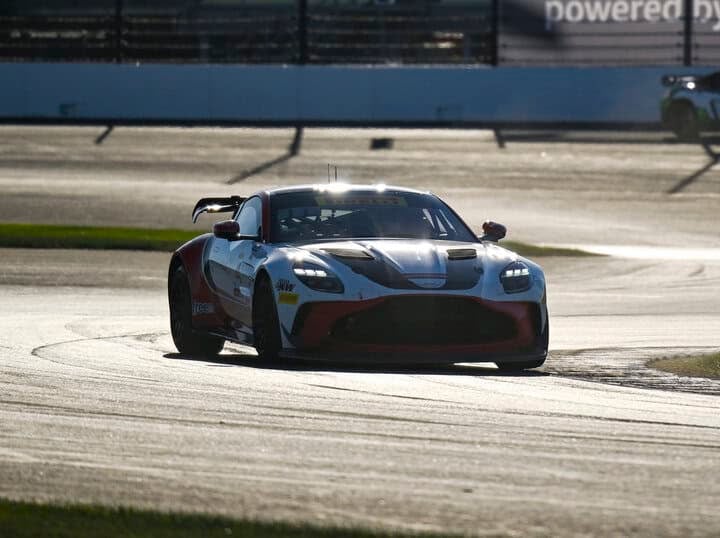 Mike David Ortmann during Pirelli GT4 America SprintX practice at the Indianapolis Motor Speedway, 10/16/2025 (Photo: Fred Hardy/SRO Motorsports Group)