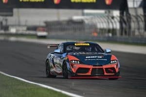 Tyler Gonzalez during Pirelli GT4 America SprintX practice at the Indianapolis Motor Speedway, 10/17/2025 (Photo: Fred Hardy/SRO Motorsports Group)