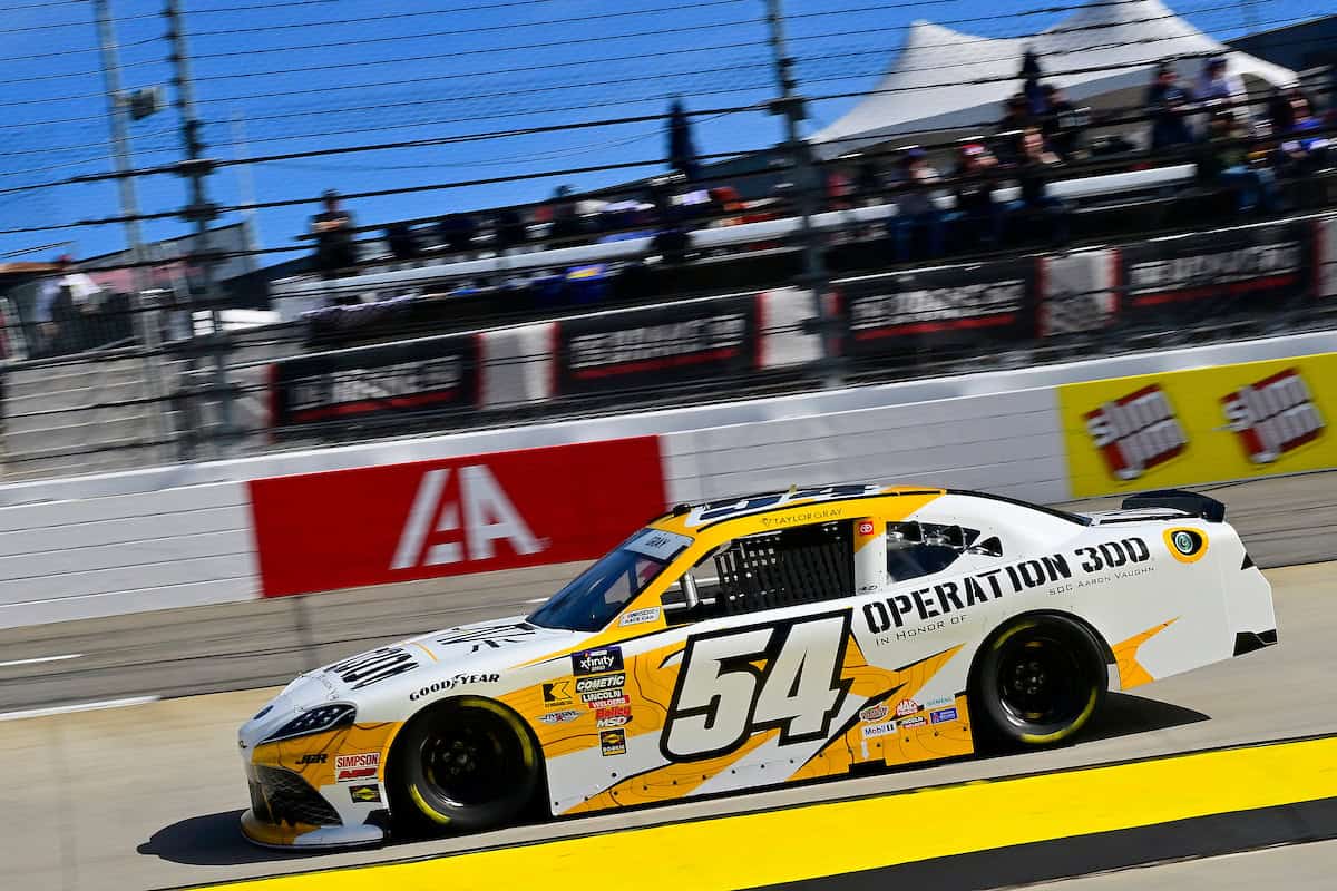 #54: Taylor Gray, Joe Gibbs Racing, Operation 300 Toyota Supra