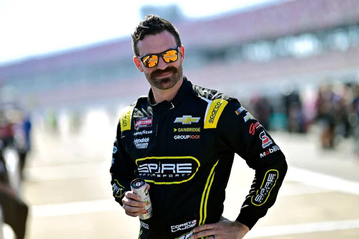 #77: Corey LaJoie, Spire Motorsports, Gainbridge Chevrolet Silverado