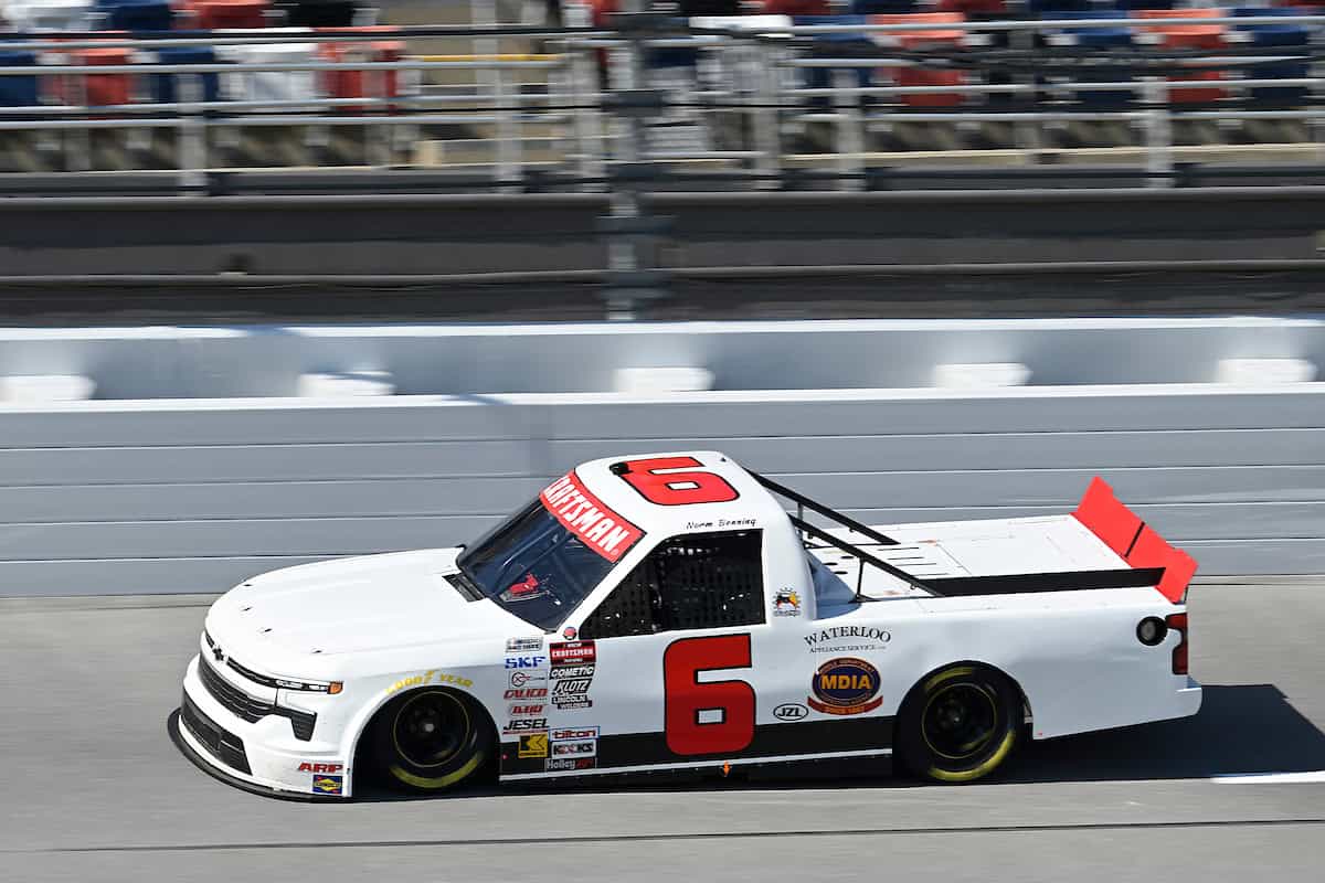 Norm Benning during qualifying for the Love's RV Stop 225 at Talladega Superspeedway, 10/17/2025 (Photo: Nigel Kinrade Photography)