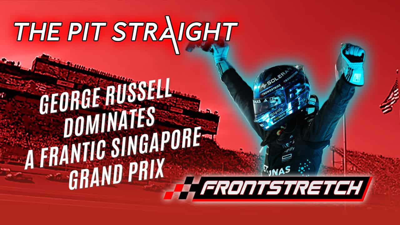 The Pit Straight. 2025 F1 Singapore Grand Prix.