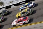 #21: Josh Berry, Wood Brothers Racing, Motorcraft Quick Lane Ford Mustang #20: Christopher Bell, Joe Gibbs Racing, DEWALT - Interstate Batteries Toyota Camry #9: Chase Elliott, Hendrick Motorsports, NAPA Auto Parts Chevrolet Camaro
