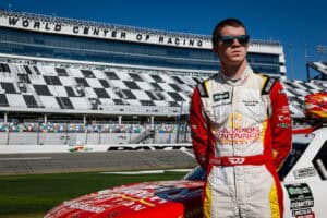 #52: Daniel Dye, AM Racing, Champion Container Ford Mustang