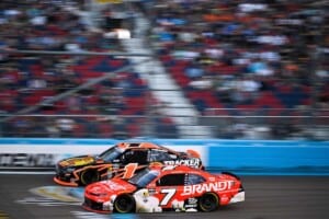 #7: Justin Allgaier, JR Motorsports, BRANDT Chevrolet Camaro, Phoenix