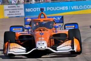 Scott Dixon drives for Chip Ganassi Racing during the 2026 NTT IndyCar Series Grand Prix of Arlington.