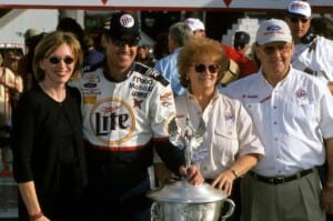 26 March, 2000, Bristol, Tennessee, USA Rusty Wallace celebrates his 50th Winston Cup Series win in Victory Lane © 2000, Nigel Kinrade NKP