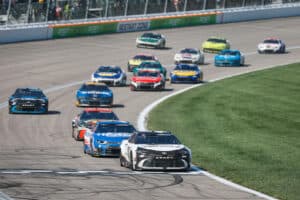 2026 Cup Kansas I Tyler Reddick, No. 45 23XI Racing Toyota, wins (Credit: Rusty Jones/NKP)