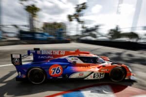 Nick Yelloly at the Hairpin during IMSA practice in Long Beach, 4/17/2026 (Photo: Courtesy of IMSA)
