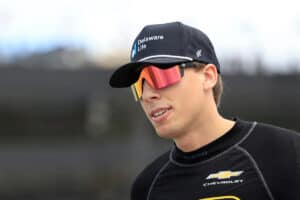 Carson Hocevar at Rockingham in Trucks