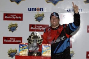 Johnny Benson wins at Rockingham