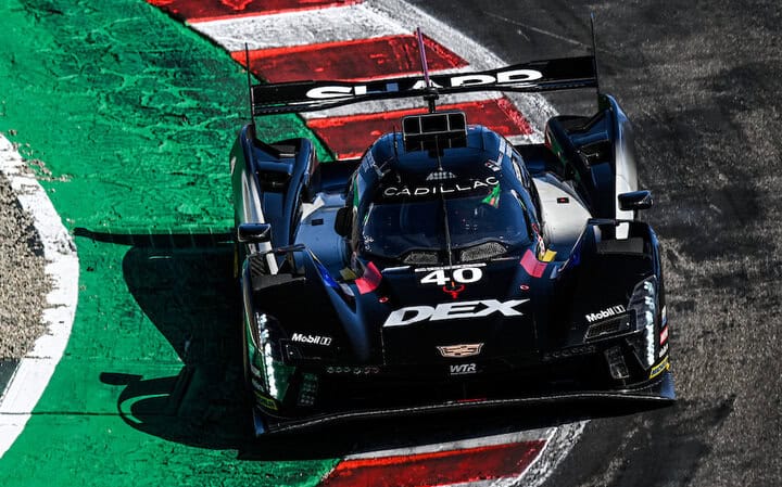 Louis Deletraz during WeatherTech practice at WeatherTech Raceway Laguna Seca, 5/1/2026 (Photo: Courtesy of IMSA)