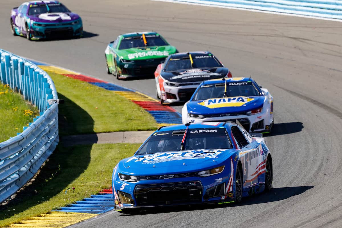 NASCAR Cup Series Watkins Glen #5: Kyle Larson, Hendrick Motorsports, HendrickCars.com Chevrolet Camaro.