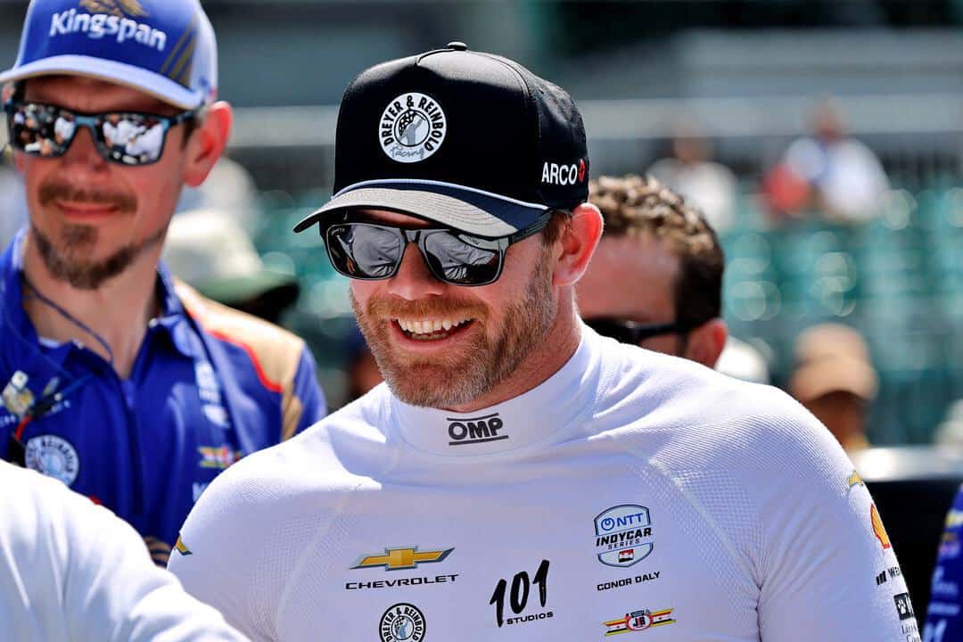Conor Daly during qualifying for the 2026 Indianapolis 500.