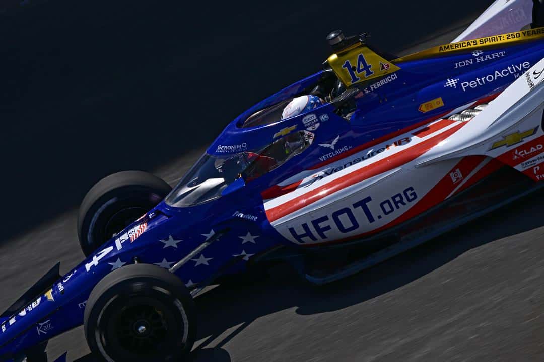 Santino Ferrucci, Caio Collet Score Foyt Top-10 Qualifying Effort for Indy 500