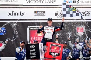 Denny Hamlin wins Michigan International Speedway NASCAR Cup Series