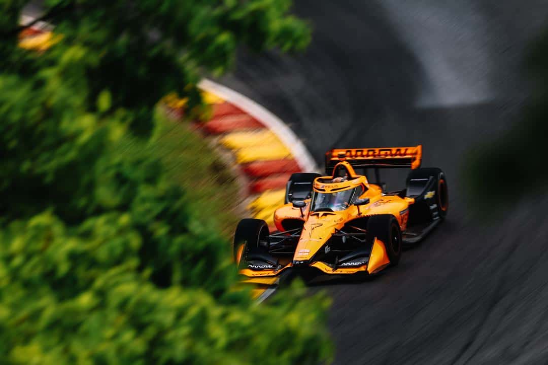 NTT IndyCar Series driver Christian Lundgaard races for Arrow McLaren in the 2026 XPEL Grand Prix at Road America.