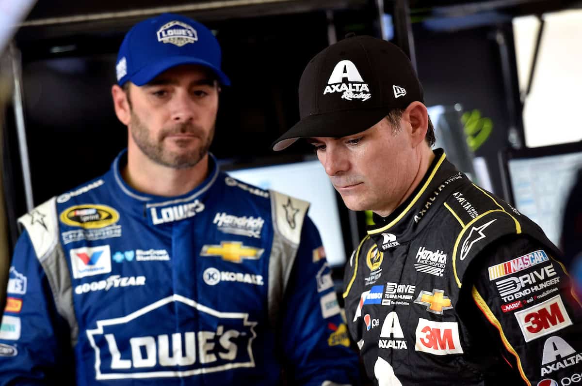 20-22 November, 2015, Homestead, Florida USA Jeff Gordon and Jimmie Johnson © 2015, Nigel Kinrade NKP