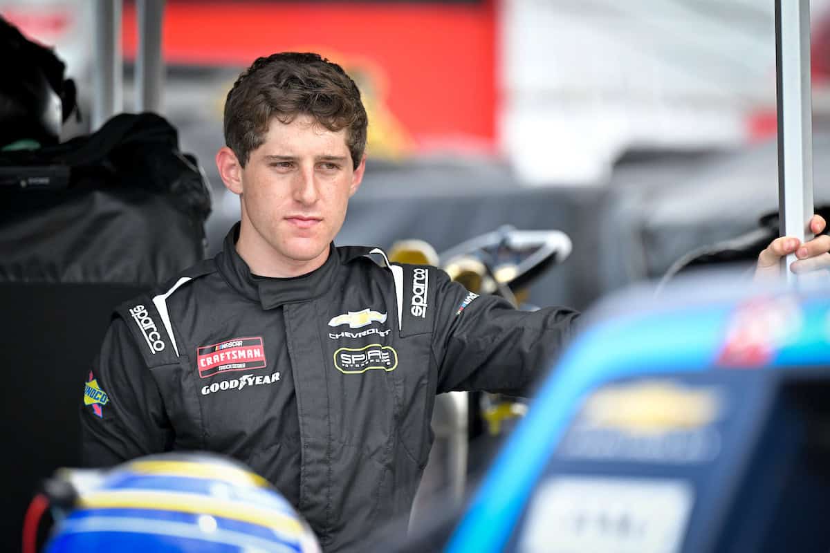 NASCAR Craftsman Truck Series driver Indianapolis #77: Nick Sanchez, Spire Motorsports, Delaware Life Chevrolet Silverado