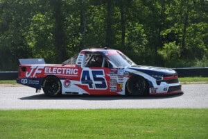 Landen Lewis during NASCAR Craftsman Truck Series practice at Lime Rock Park, 7/11/2026 (Photo: Phil Allaway)