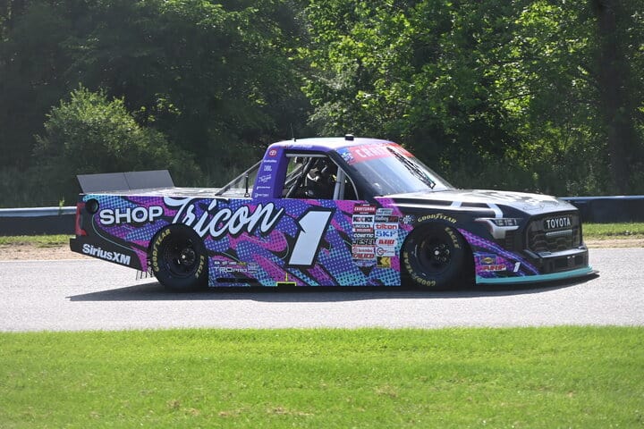 Thomas Annunziata during NASCAR Craftsman Truck Series practice at Lime Rock Park, 7/11/2026 (Photo: Phil Allaway)
