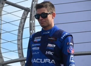 Colin Braun during driver introductions before the Rolex 24 at Daytona, 1/24/2026 (Photo: Phil Allaway)