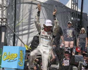2026 ARCA Springfield Max Reaves woohoo (Credit: Josh Calloni)