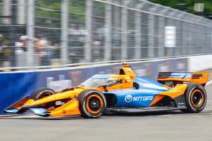 NTT IndyCar Series driver Nolan Siegel drives for Arrow McLaren during the 2026 Freedom 250 Grand Prix on the streets of Washington, D.C.