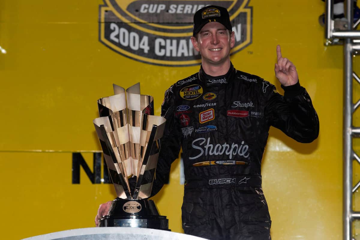 Kurt Busch wins 2004 NASCAR Cup Series championship at Homestead
