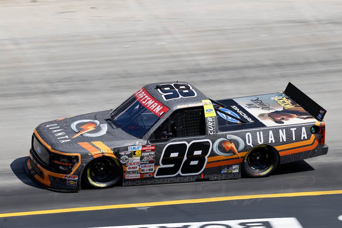 #98: Jake Garcia, ThorSport Racing, Quanta/ Curb Records Ford F-150