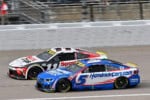 #11: Denny Hamlin, Joe Gibbs Racing, Sport Clips Haircuts Toyota Camry, #5: Kyle Larson, Hendrick Motorsports, HendrickCars.com Chevrolet Camaro