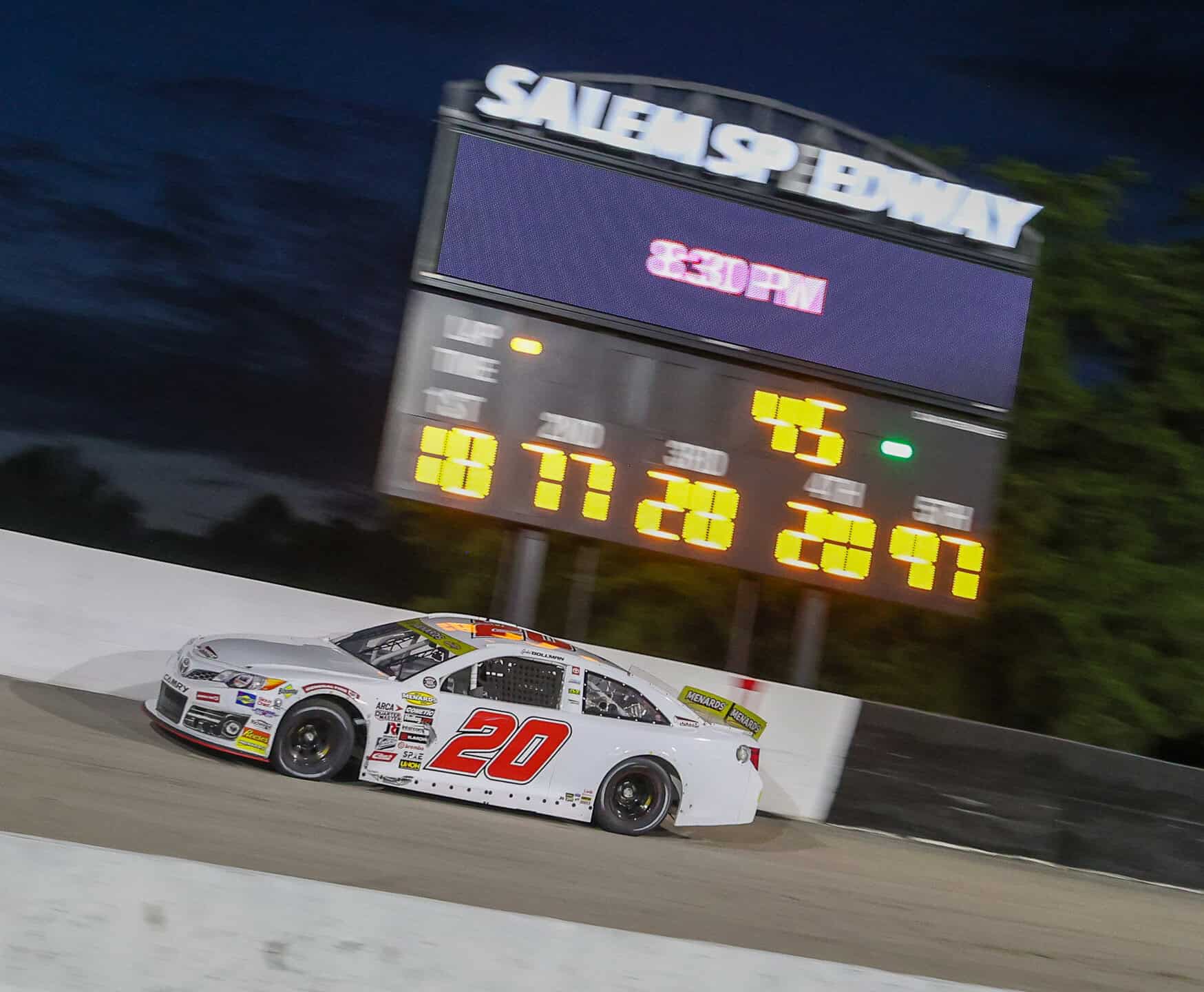 2026 ARCA Salem Jake Bollman No. 20 Nitro Motorsports Toyota (Credit: Josh Calloni)