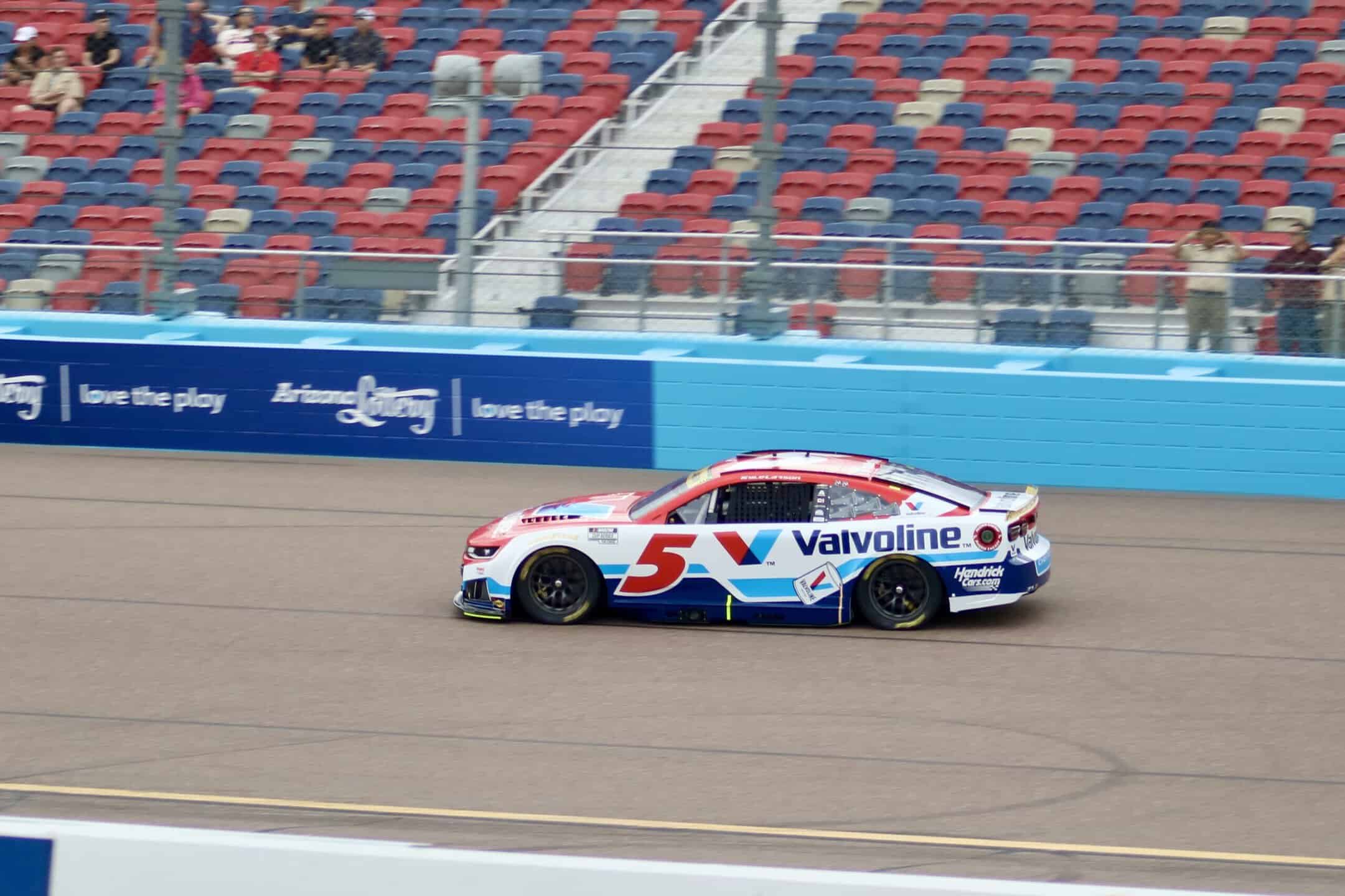 Kyle Larson, #5, Valvoline, Hendrick Motorsports, Phoenix Raceway